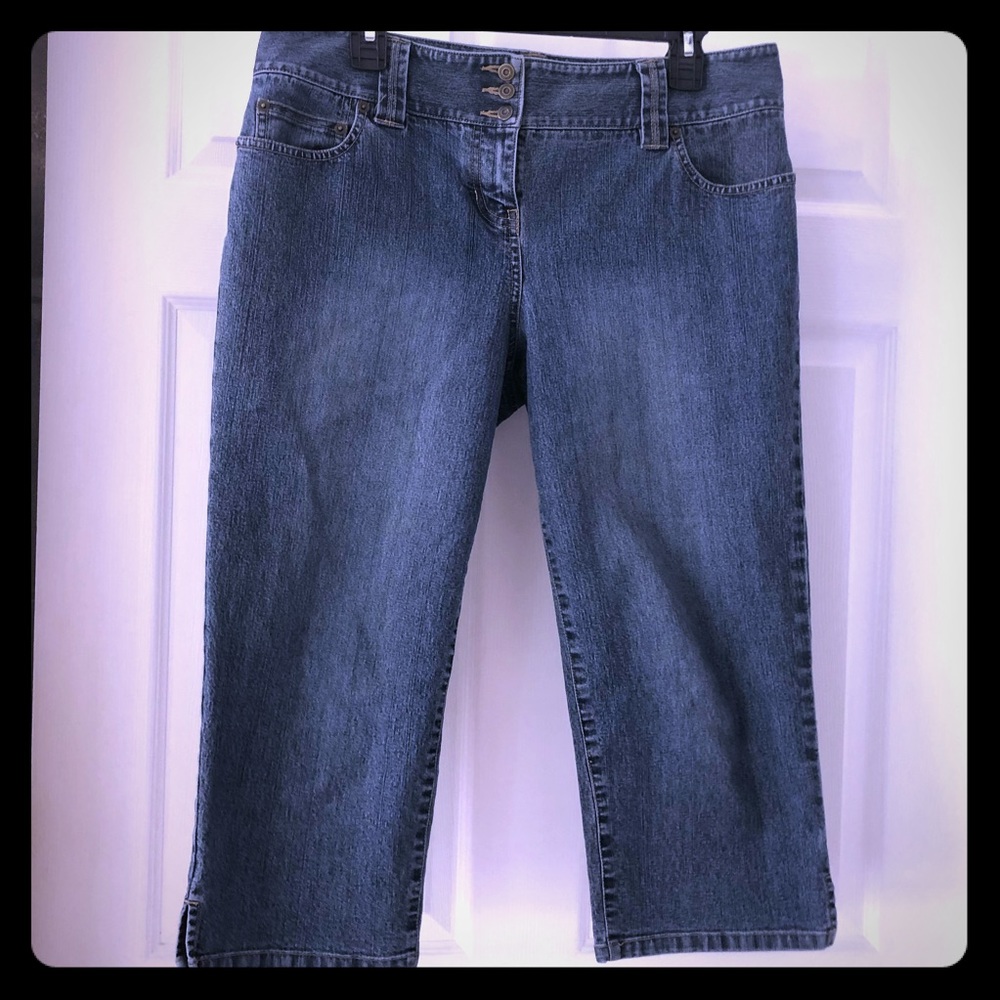 Ann Taylor Loft cropped jeans size 10